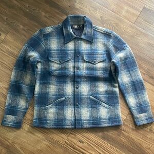 RRL Wool-Cashmere Plaid Shirt Jacket